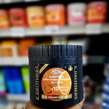 Buy K.BROTHERS SUPER VITAMIN C WHITENING SALT SCRUB 65 online in Lagos