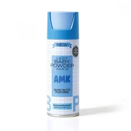 Buy LADY BABY POWDER AMK BLUE PERFUMED DEODORANT 200ML online in Lagos