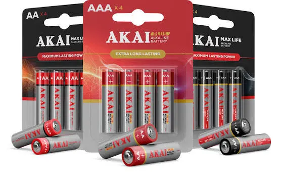 Buy AKAI PLUS AAA ALKALINE BATTERY *4 online in Lagos