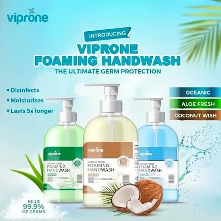 Buy VIPRONE ANTIBACTERIAL FRESH ALOE FOAMING HANDWASH online in Lagos