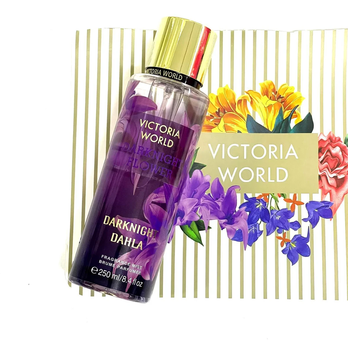 Buy VICTORIA WORLD DARKNIGHT DAHLA FRAGRANCE MIST 88ML online in Lagos