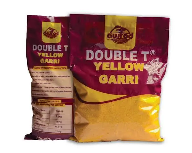 Buy DOUBLE T YELLOW GARRI 1KG online in Lagos