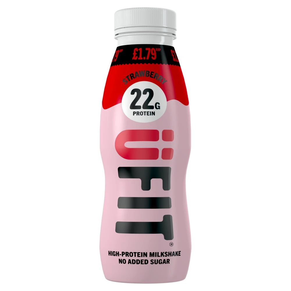 Buy U FIT 22G PROTEIN STRAWBERRY MILK SHAKE 310ML online in Lagos