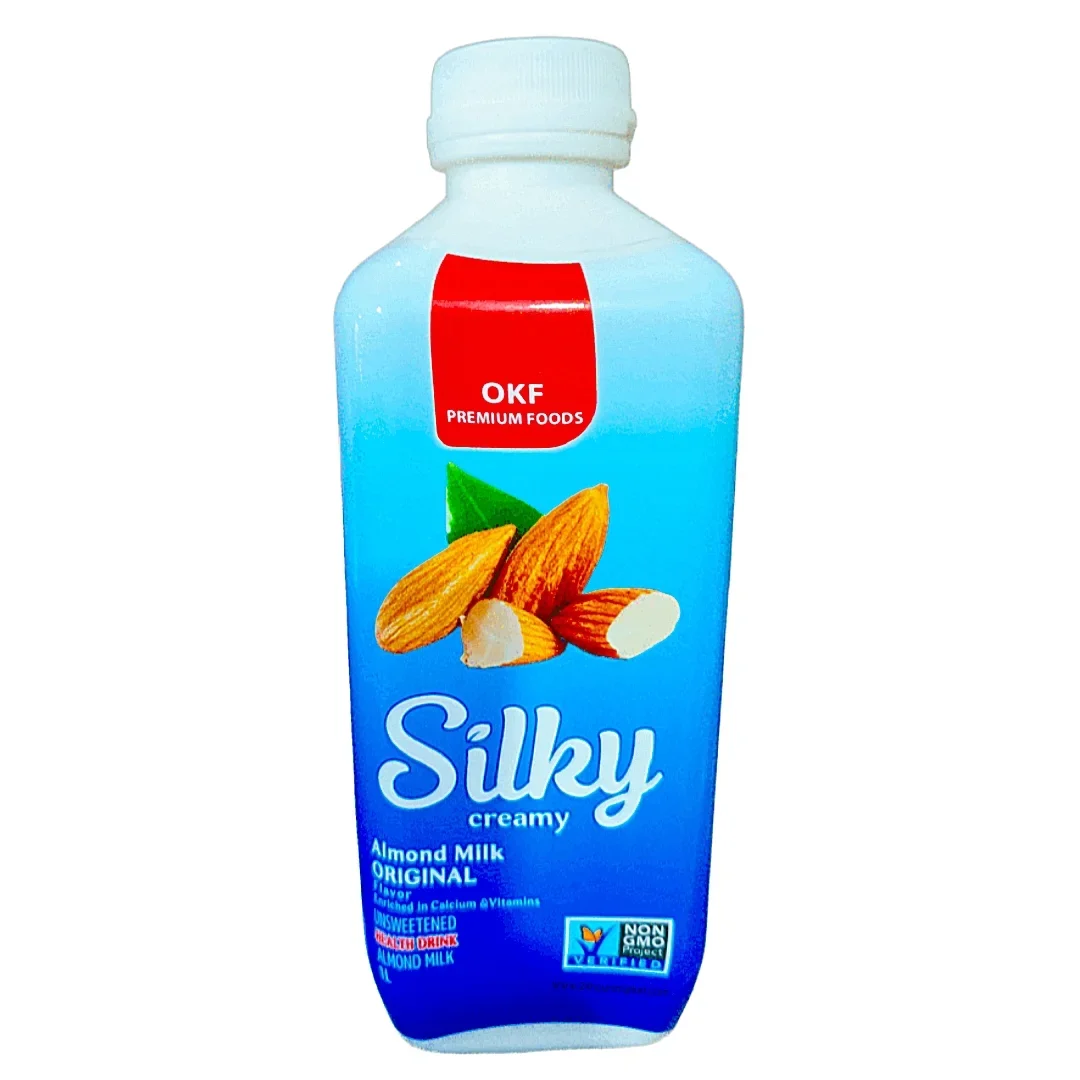 OKF SILKY CREAMY ALMOND MILK DRINK 1L