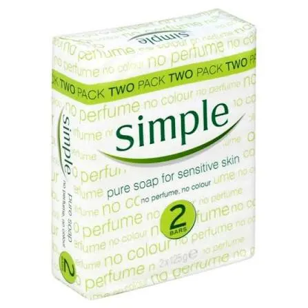 SIMPLE PURE SOAP FOR SENSITIVE SKIN 2BAR