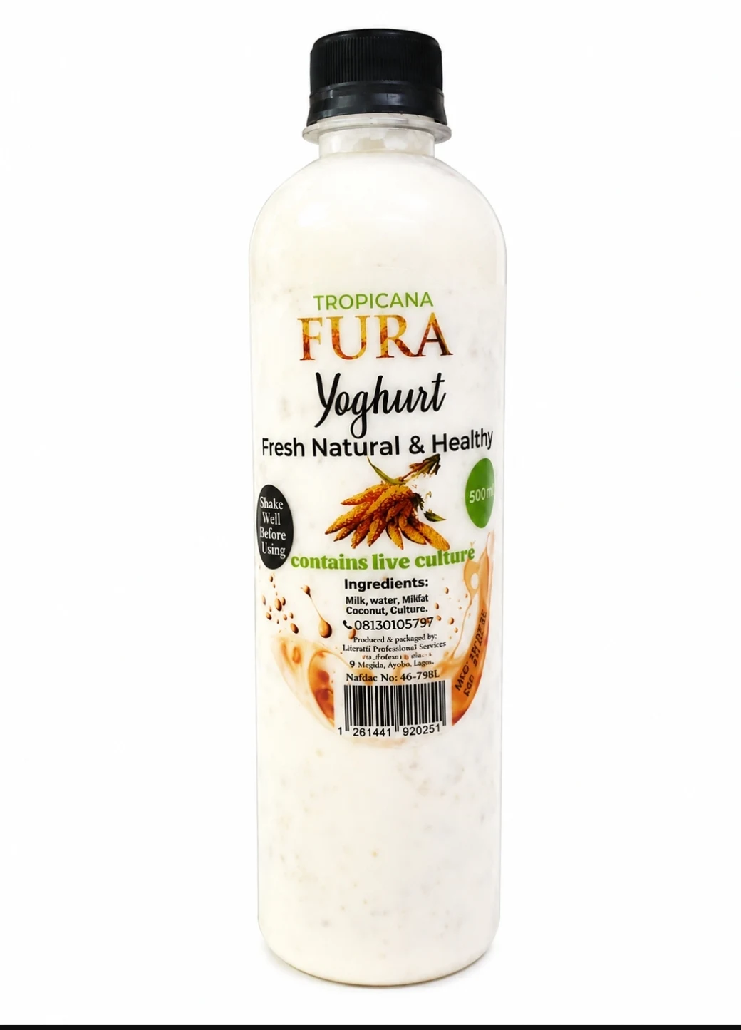Buy TROPICANA SWEETENED FURA YOGHURT 500ML online in Lagos