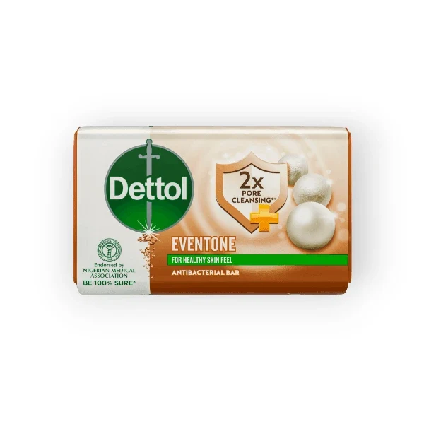 Buy DETTOL EVENTONE ANTI BACTERIAL BAR 75G online in Lagos
