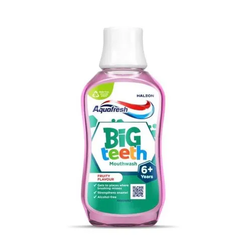 Buy AQUAFRESH BIG TEETH MOUTHWASH 6+ 300ML online in Lagos