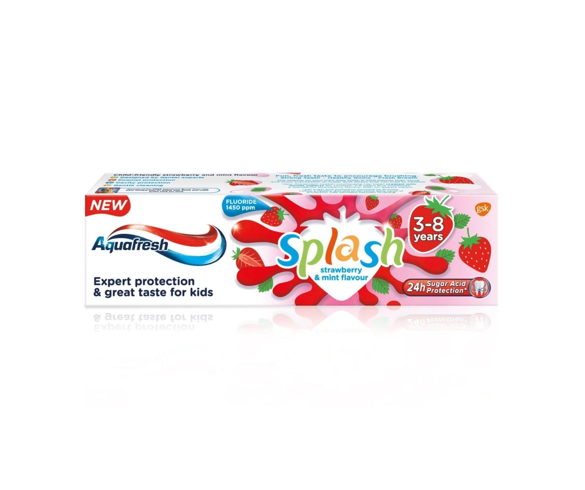 Buy AQUAFRESH SPLASH 3-8YEARS TOOTHPASTE 50ML online in Lagos