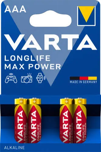 Buy VARTA AAA LONGLIFE MAX POWER BATTERY online in Lagos