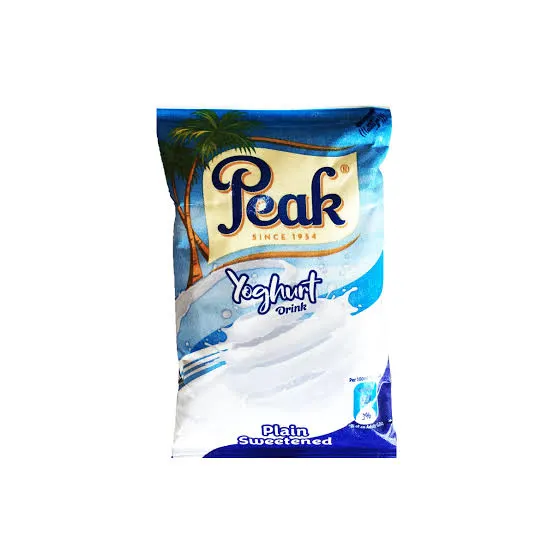 PEAK PLAIN SWEETENED YOGHURT 90ML