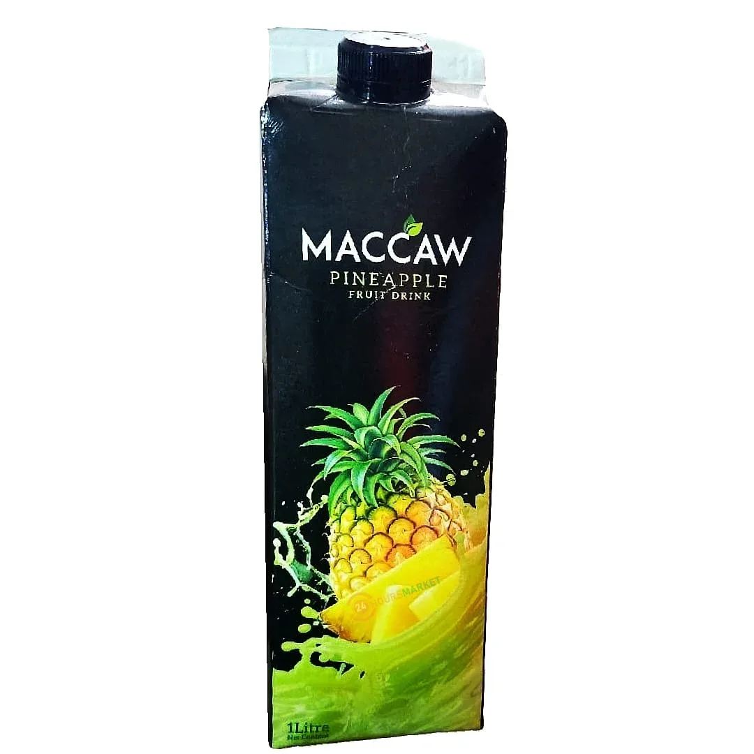 MACCAW PINEAPPLE FRUIT DRINK 1LTR PROMO