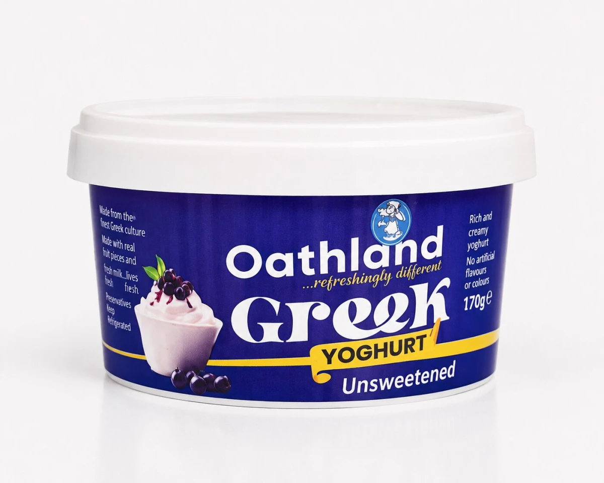 OATHLAND UNSWEETENED GREEK YOGHURT 500G