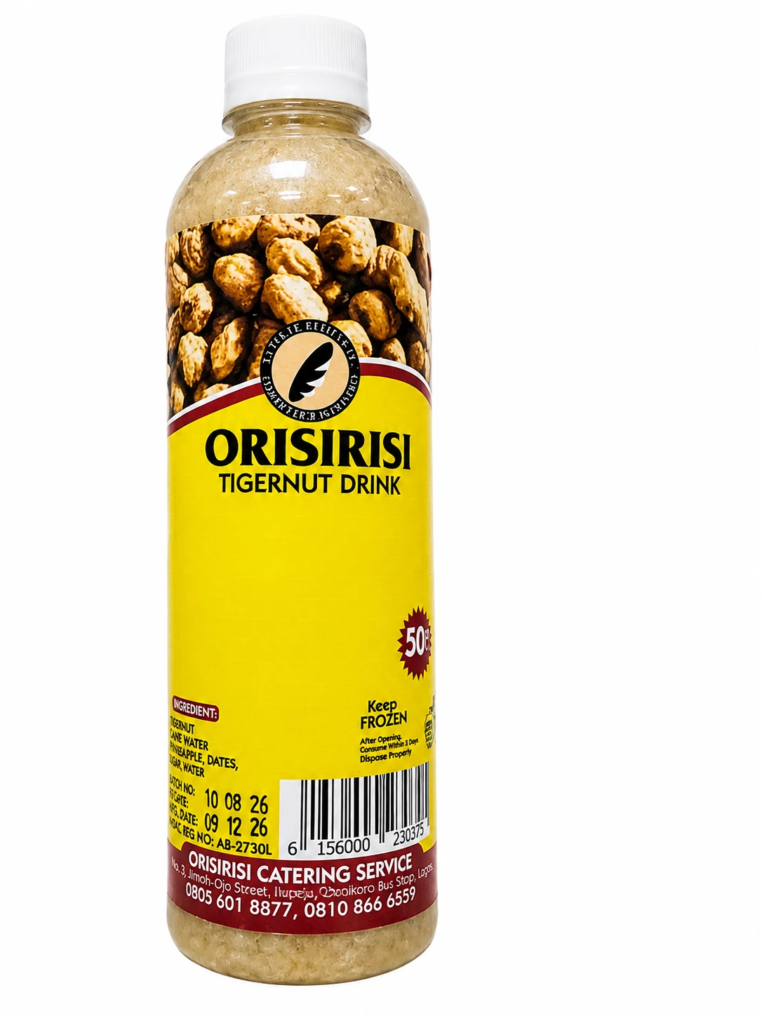 Buy ZOZ TIGERNUT/JUICE/FRUITY ZOBO 50CL online in Lagos