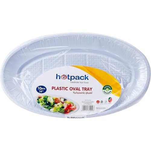Buy HOTPACK PLASTIC OVAL TRAY online in Lagos