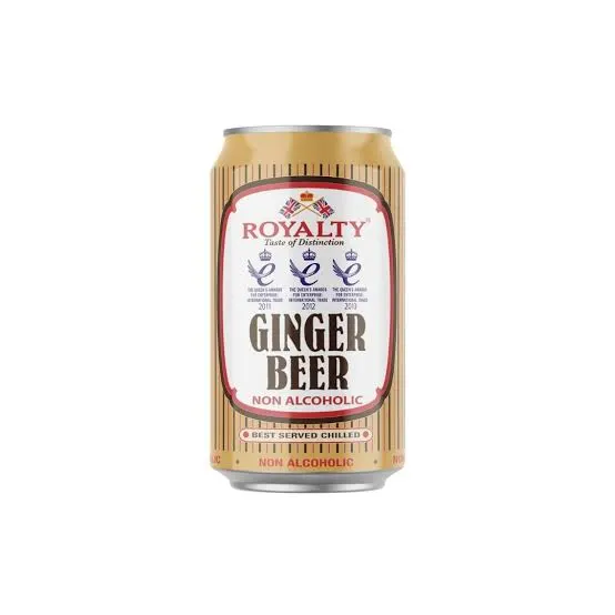Buy ROYALTY GINGER BEER CAN DRINK 330ML online in Lagos