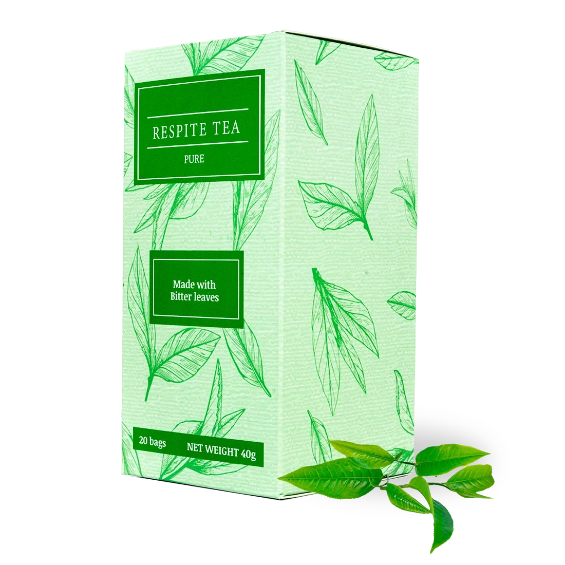 Buy RESPITE PURE BITTER LEAVE TEA 40G online in Lagos