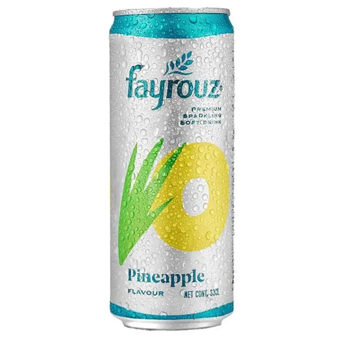 Buy FAYROUZ  SPARKLING PINEAPPLE SOFT CAN DRINK 33CL online in Lagos