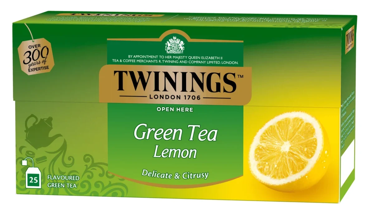 Buy TWININGS GREEN TEA & LEMON 40G online in Lagos