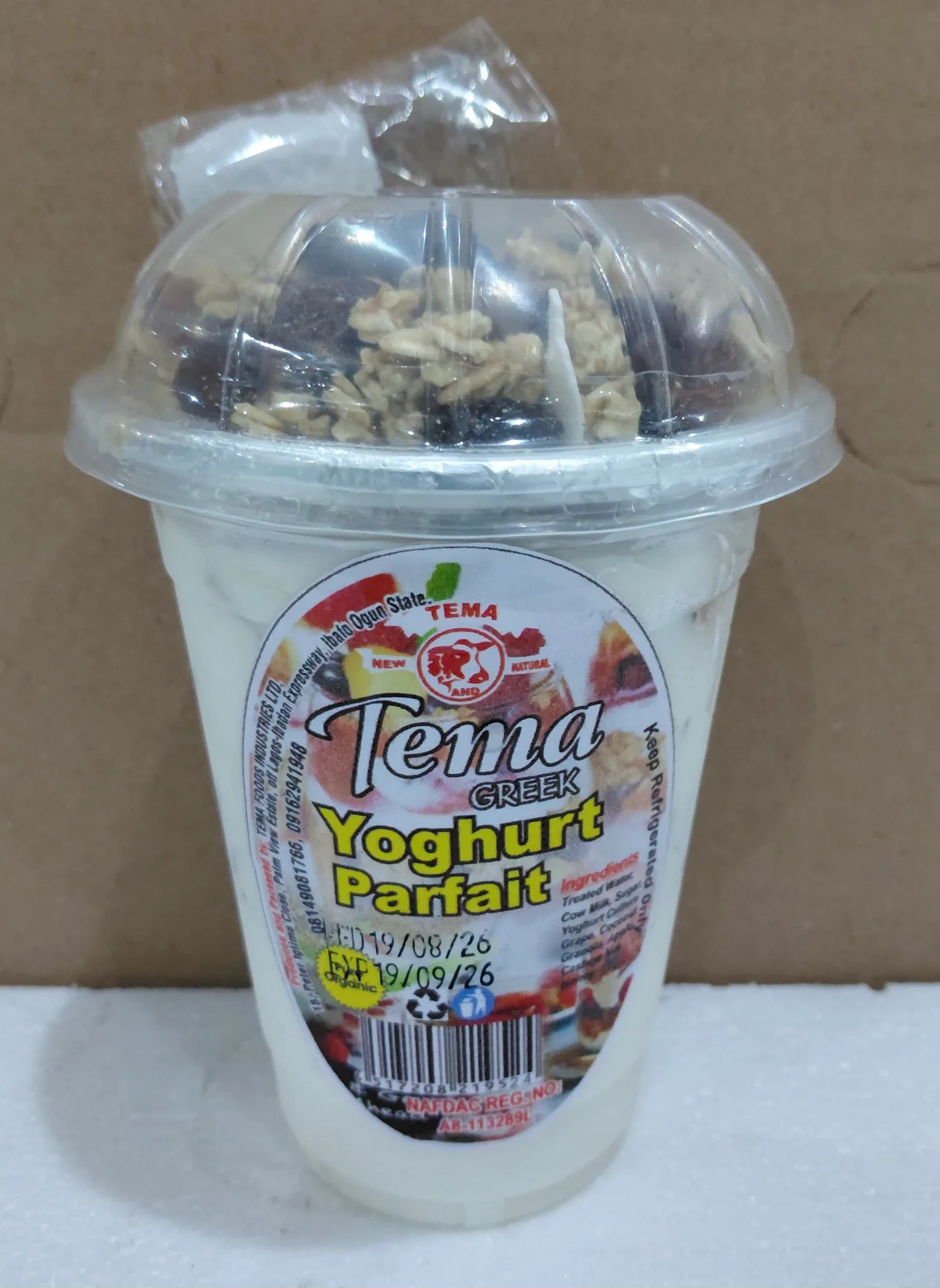 TEMA GREEK YOGHURT PARFAIT