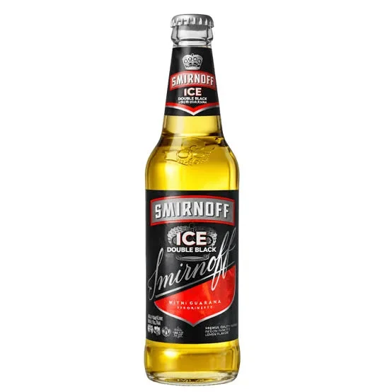 SMIRNOFF ICE DOUBLE BLACK BOTTLE 450ML