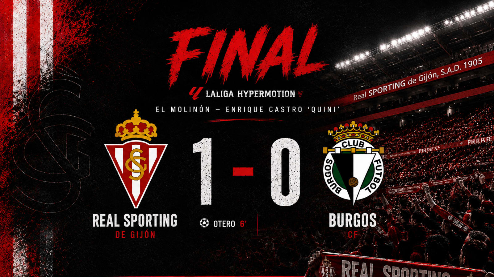 Larcamón convence a El Molinón