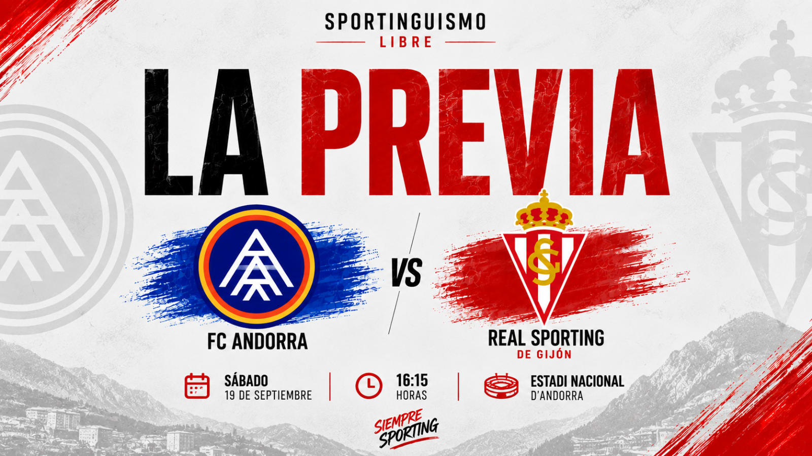 Previa FC Andorra vs Sporting de Gijón