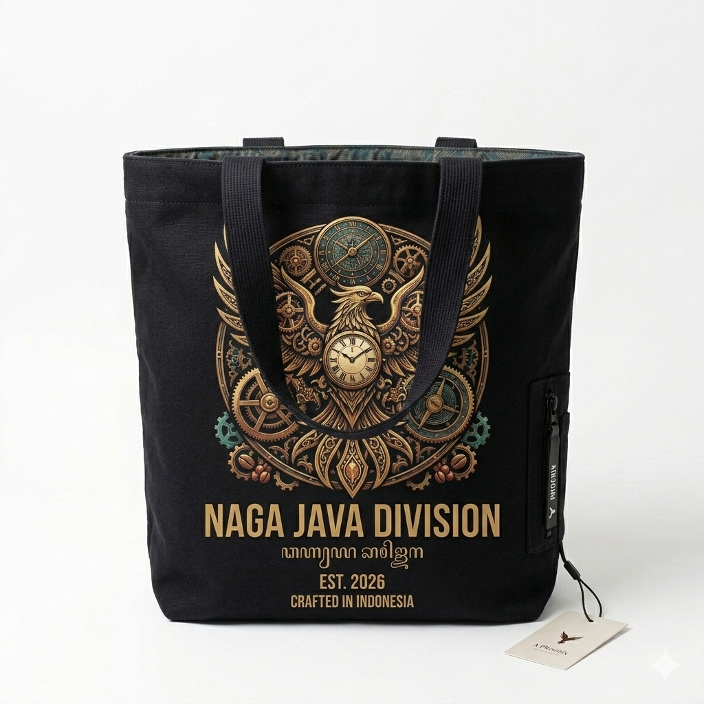 Tote Bag Canvas Premium DTF Gold - Phoenix Chronology thumb 2