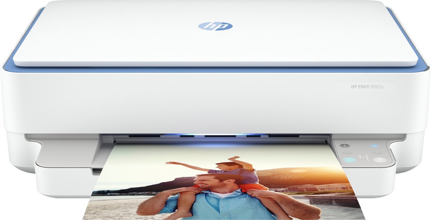 HP - ENVY 6065e Wireless All-in-One Inkjet Printer with 3 months of Instant Ink included with HP+