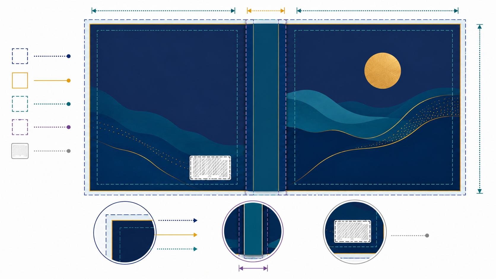 paperback cover template
