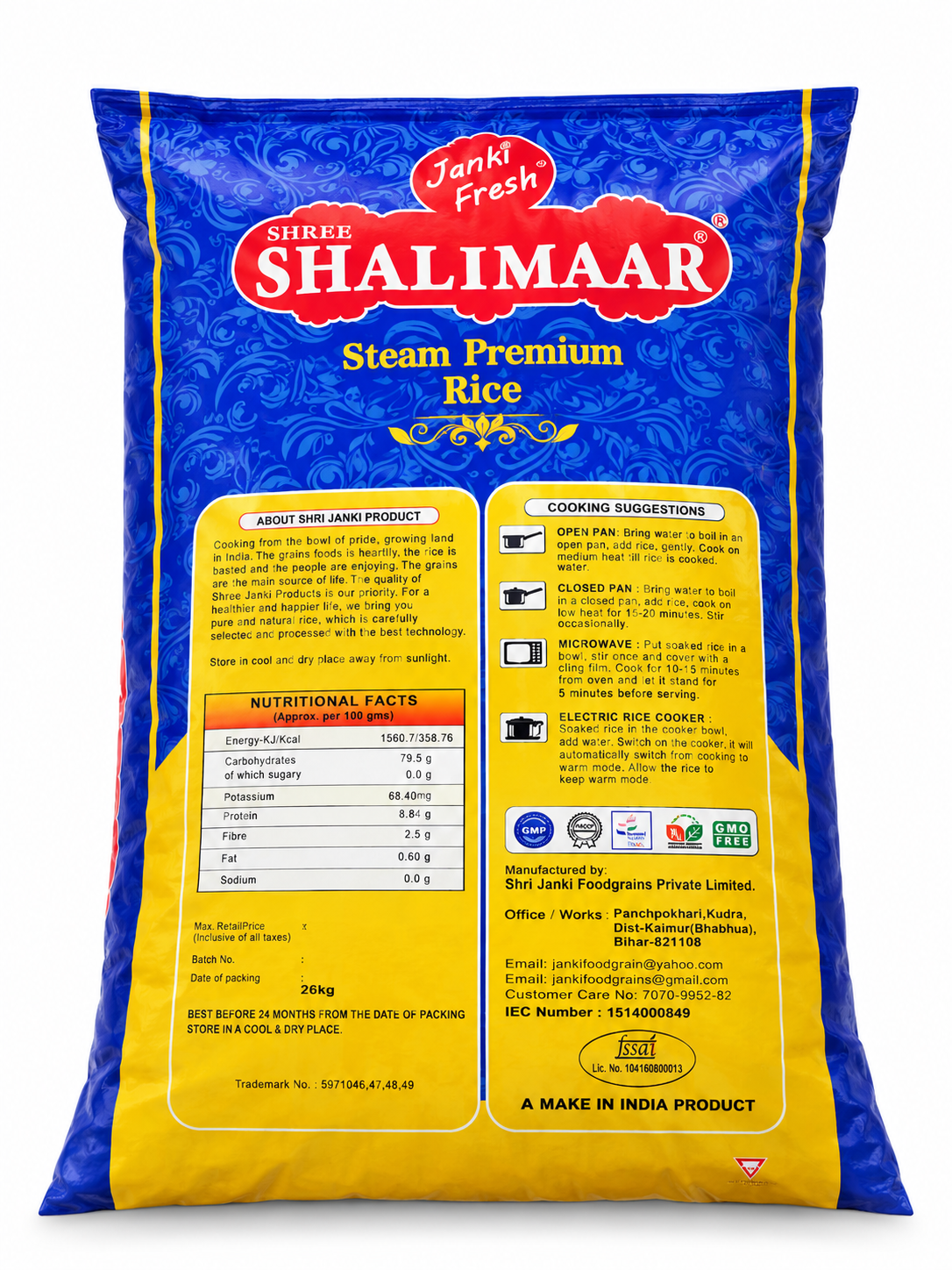 Shalimar ( katani rice)