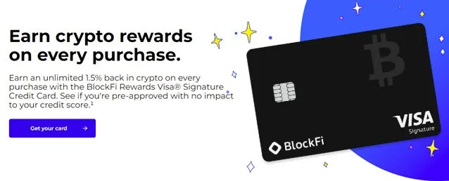 BlockFi Rewards Visa Signature Credit Card