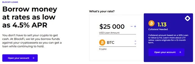 BlockFi Loans