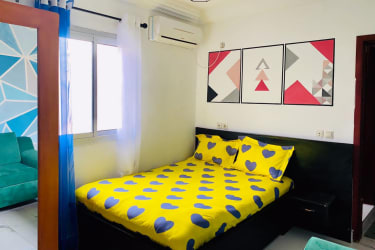 Apartment, 2 bedrooms, with prepaid meter VC - Douala, Ndogbong 5