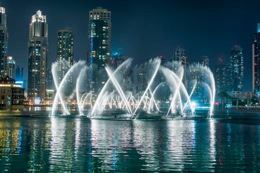  Spectacle de la fontaine de Burj Khalifa  1