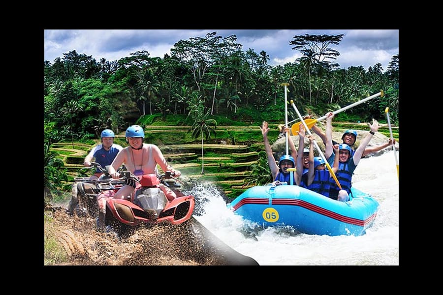 Excursion en quad et rafting en eaux vives à Bali  1