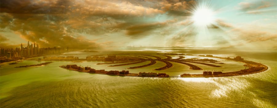 Vue sur le Palm Jumeirah 1