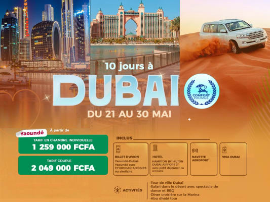 SEJOUR INOUBLIABLE A DUBAI