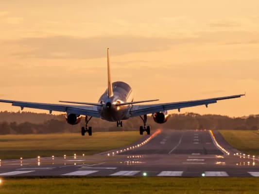 Départ de l'aéroport