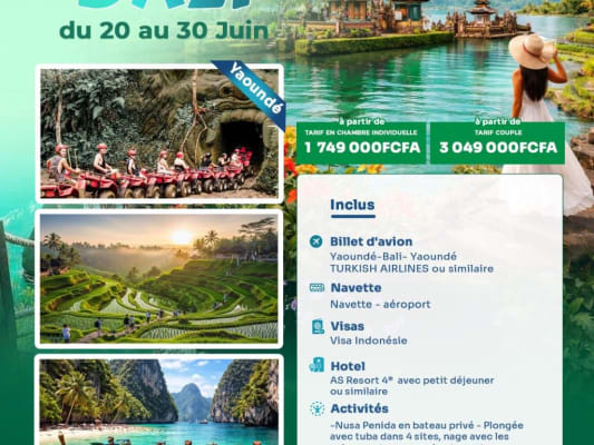 Expérience Unique à Bali (Yaounde)