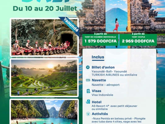 Expérience Unique à Bali (Yaoundé)