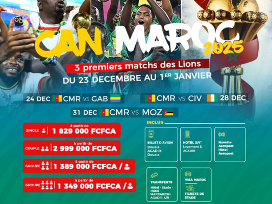 CAN 2025 : Trois Match Avec Les Lions Indomptables 