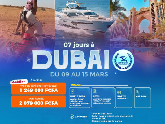 UNE SEMAINE DE REVES A DUBAI