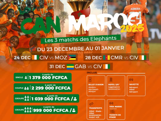CAN 2025 : Trois Match Avec Les Éléphants De Côte d'Ivoire