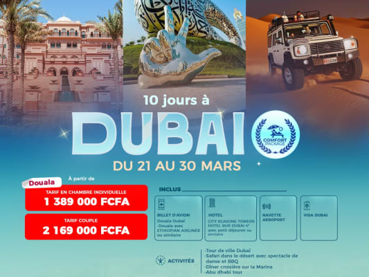 SEJOUR INOUBLIABLE A DUBAI