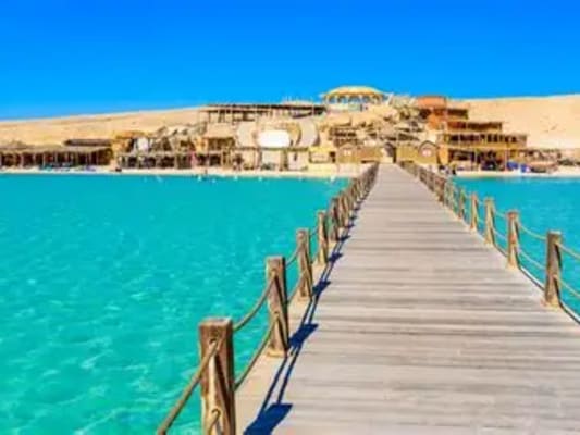 Mer Rouge et plage à Hurghada : Orange Island : snorkeling, Banana Boat et baignade