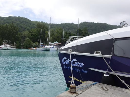 Cat cocos : Ferry rapide de Mahé à la Digue
