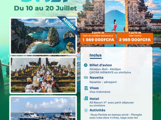 Expérience Unique à Bali (Abidjan)