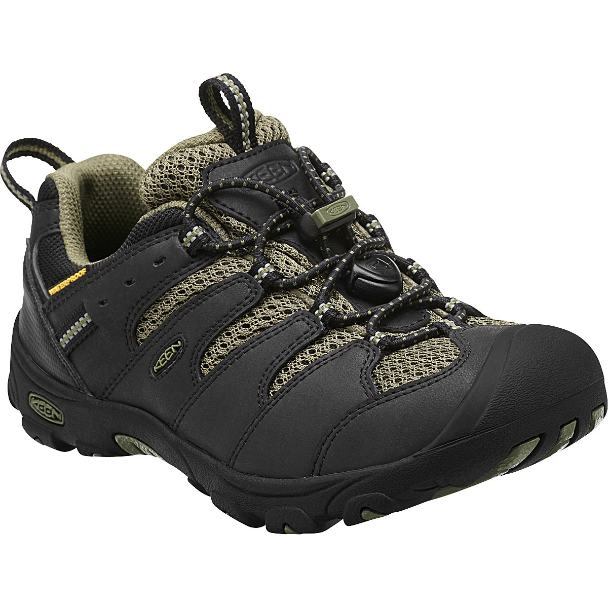 KEEN Boys' Koven Low WP Hiking Shoes 