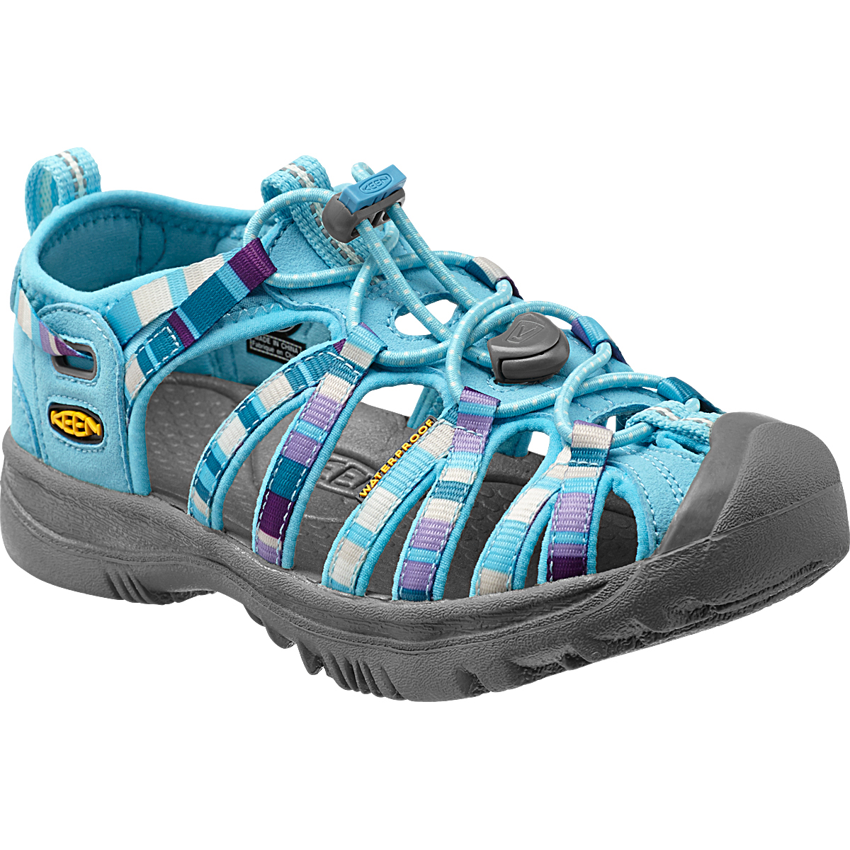 KEEN Girls' Whisper Sandals, Raya Blue 